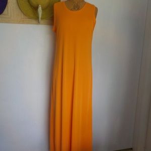 Orange Maxi Dress/Lounge Dress